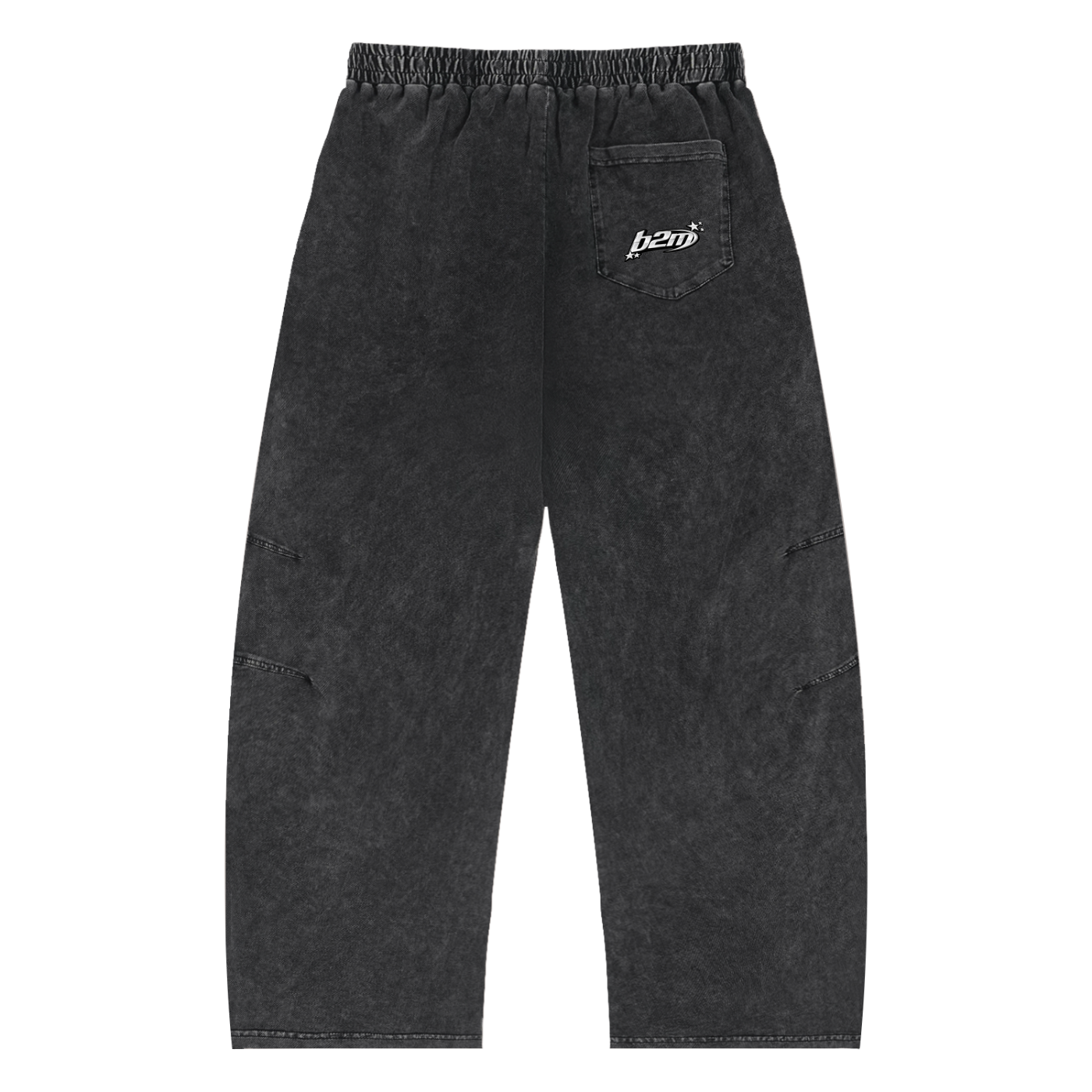 built2mob snow wash cotton sweats